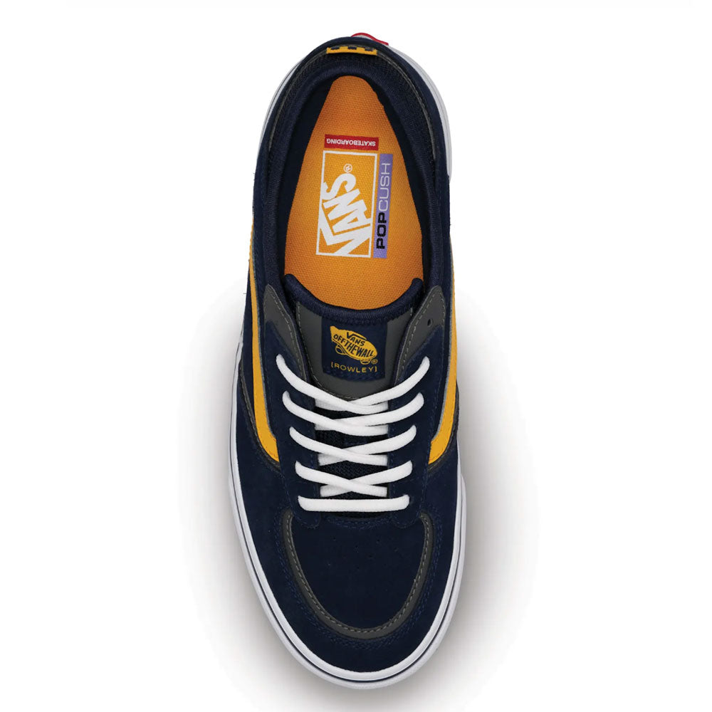 Vans 'Skate Rowley' Skate Shoes (Navy / Yellow)