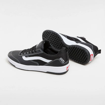 Vans 'Zahba' Skate Shoes (Leather Black / White)