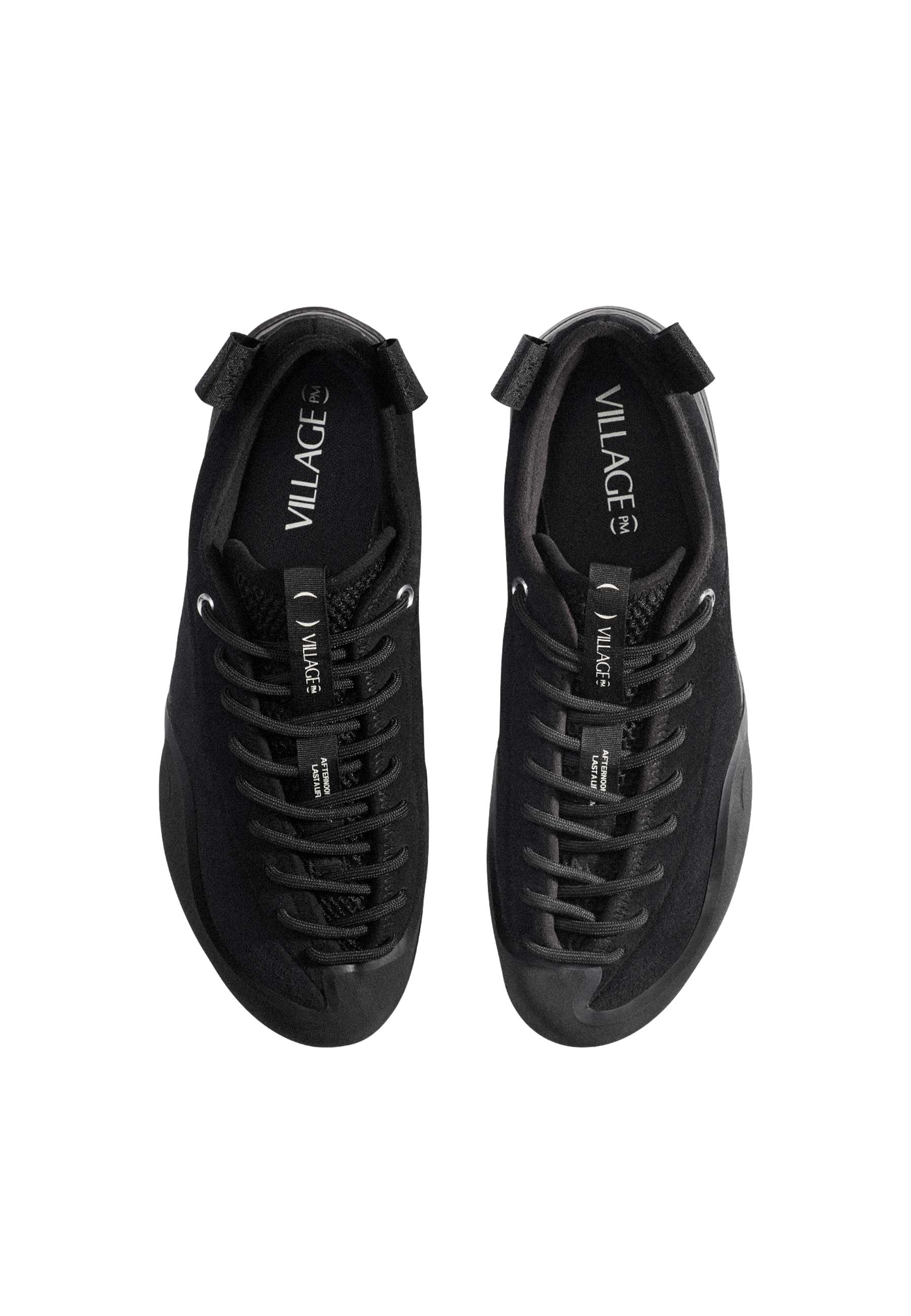 Village PM '1pm' Skate Shoes (Black / Natural Black) | Cardiff