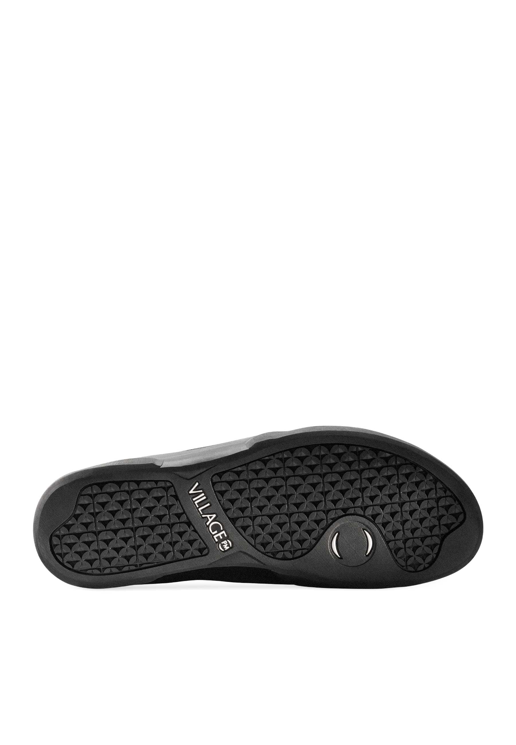 Village PM '1pm Mid' Skate Shoes (Black / Natural Black)