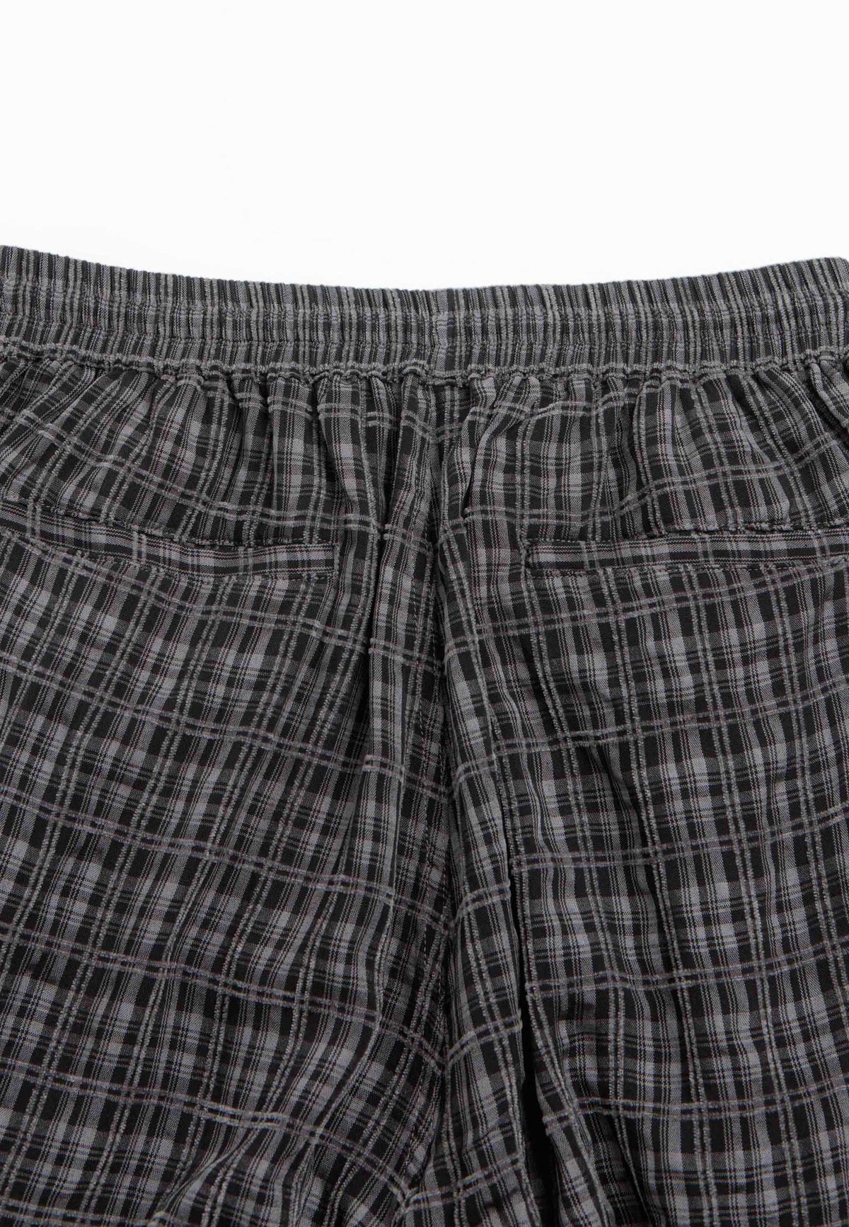 Yardsale 'Plaid' Cargo Shorts (Black / Grey)
