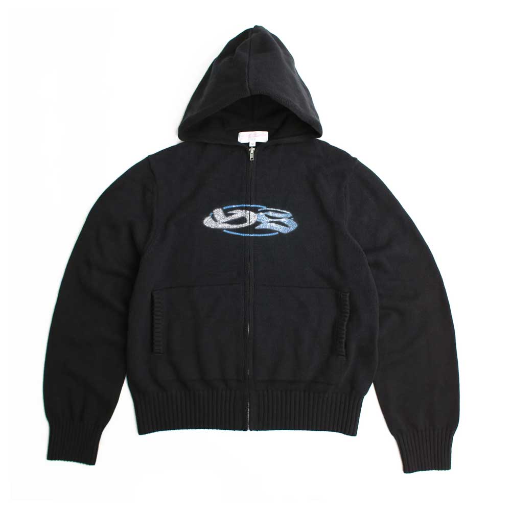 Yardsale 'Glitz' Knitted Hood (Black)
