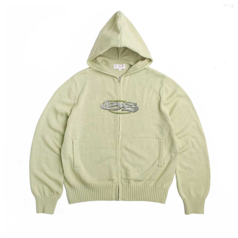 Yardsale 'Glitz' Knitted Hood (Green)