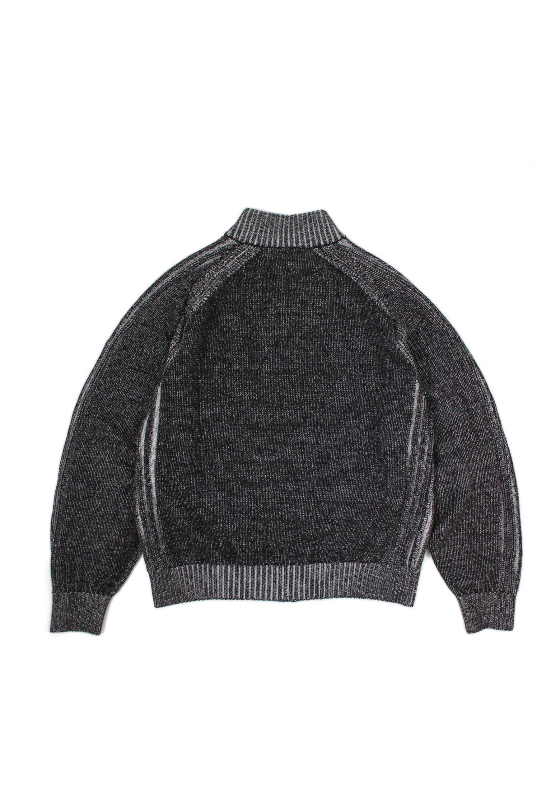 Yardsale 'Heathered Phantasy' Knitted Jacket (Black / Stone)