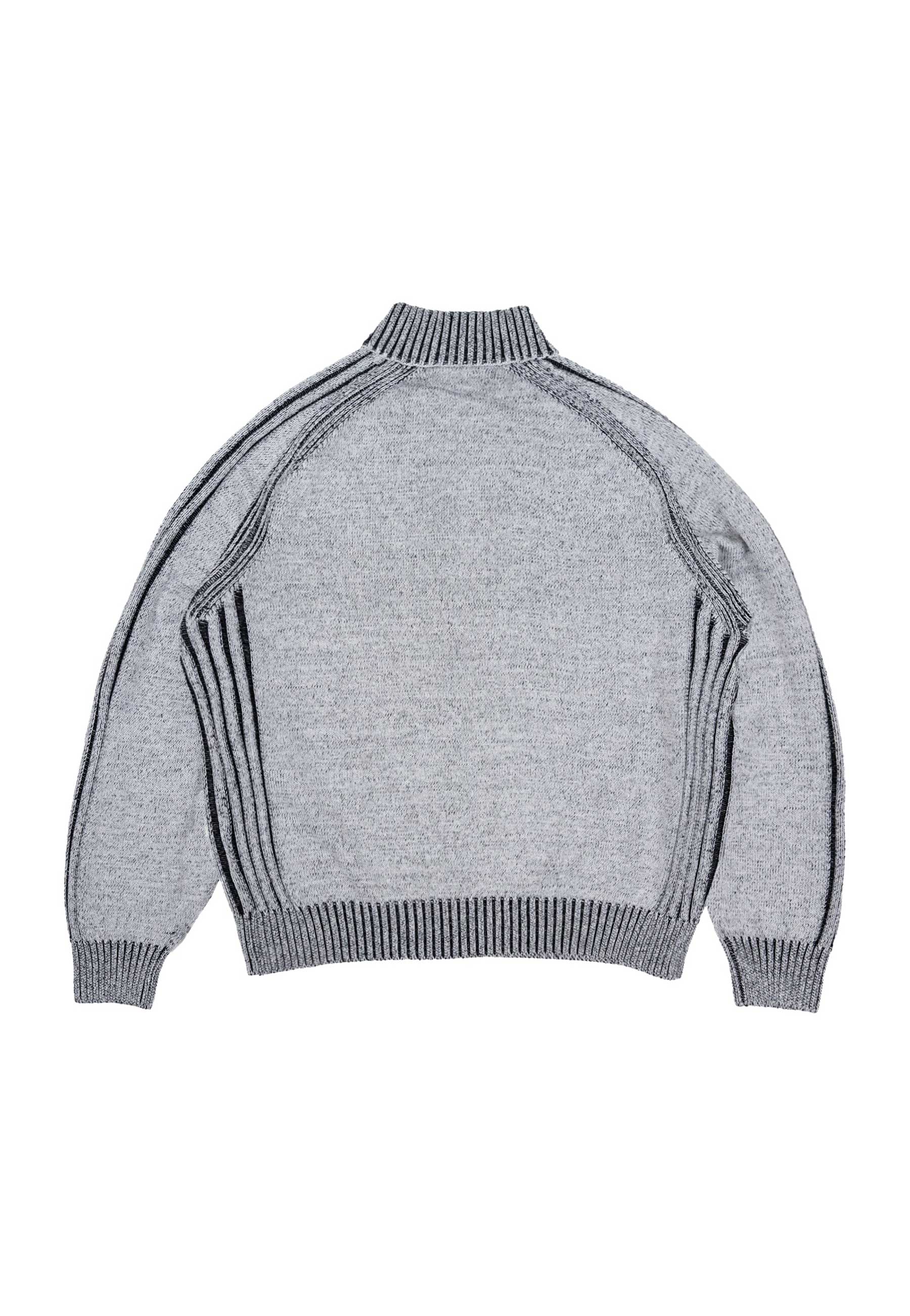 Yardsale 'Heathered Phantasy' Knitted Jacket (Stone / Black)