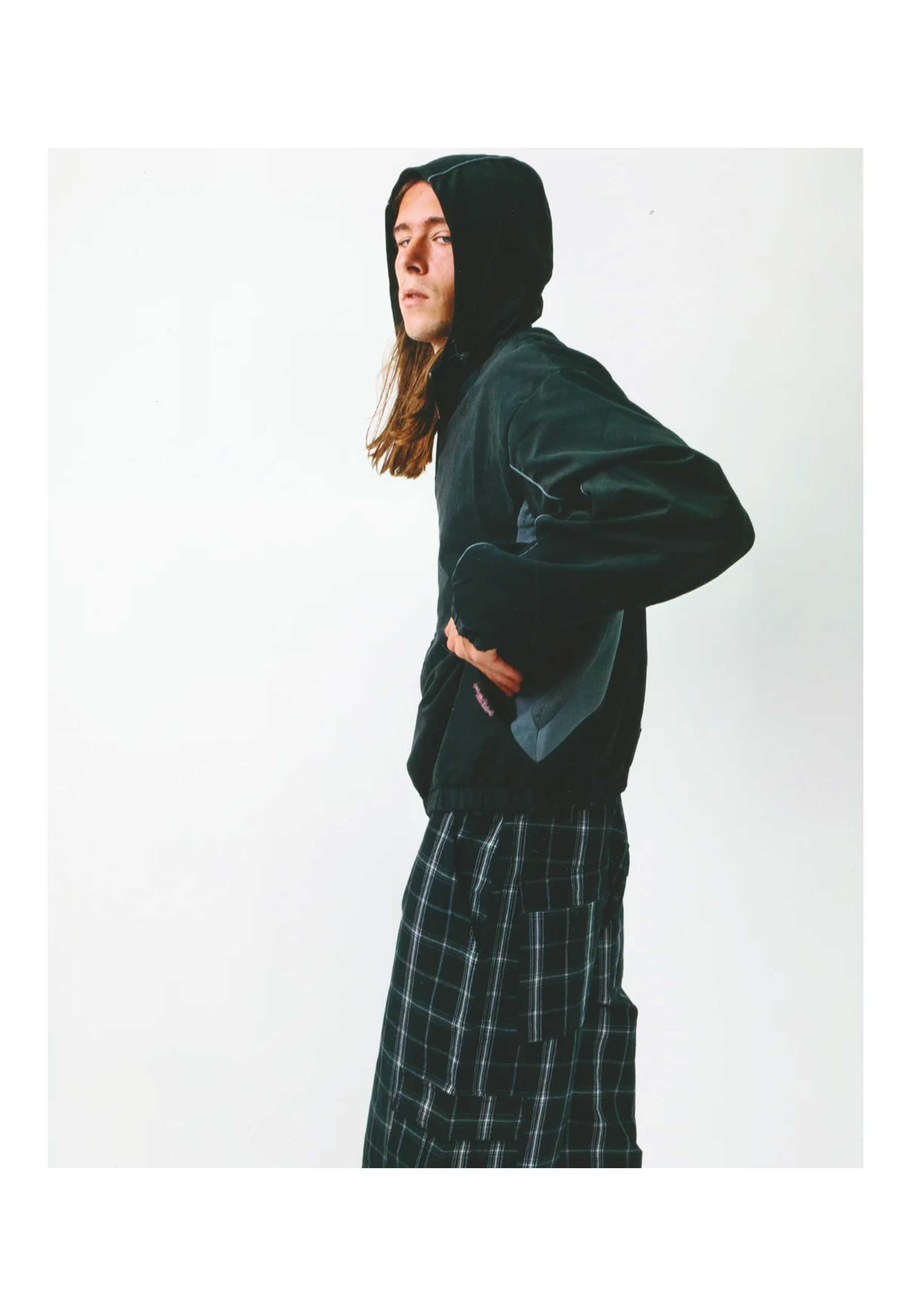 Yardsale 'Luna' Shell Tracksuit Jacket (Black / Grey)