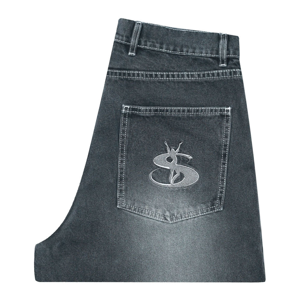 Yardsale 'Phantasy Panel' Jeans (Black)