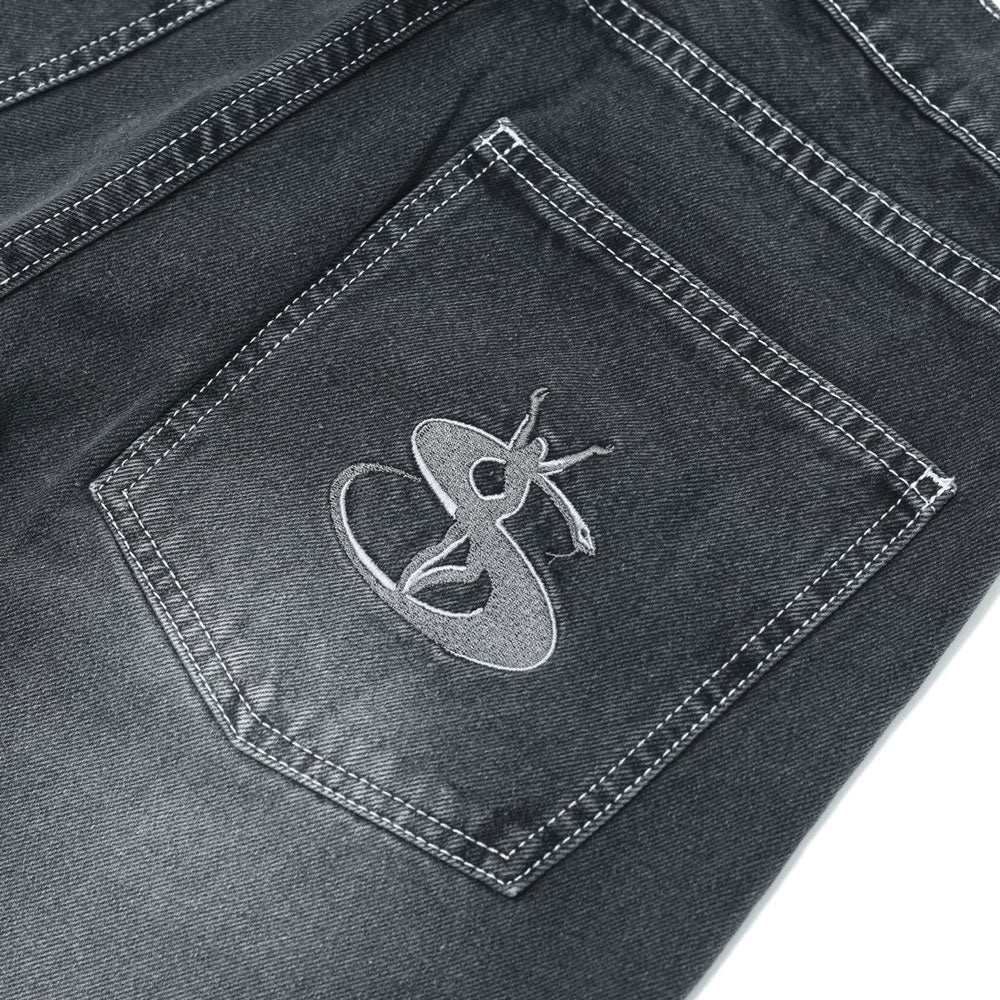 Yardsale 'Phantasy Panel' Jeans (Black)