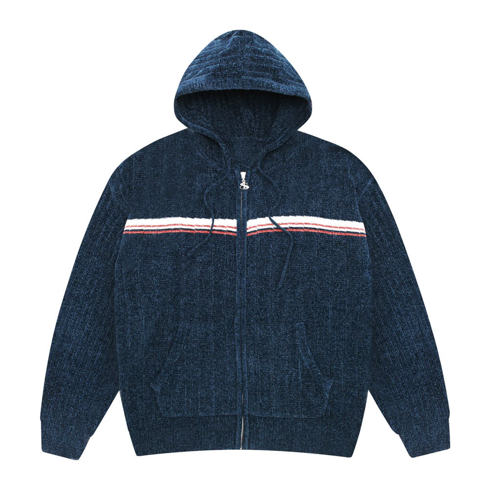 Yardsale 'Phantasy Chenille' Zip Hood (Navy)