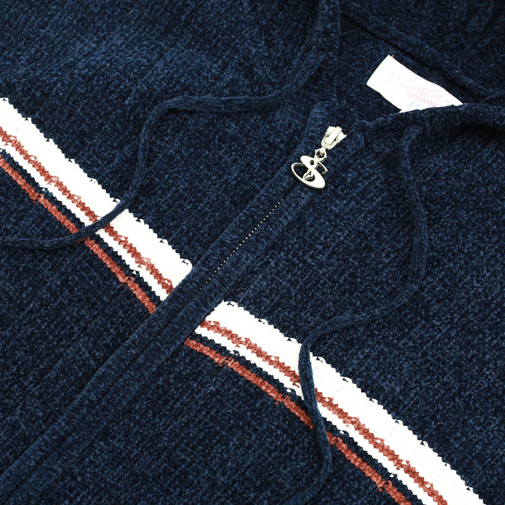 Yardsale 'Phantasy Chenille' Zip Hood (Navy)