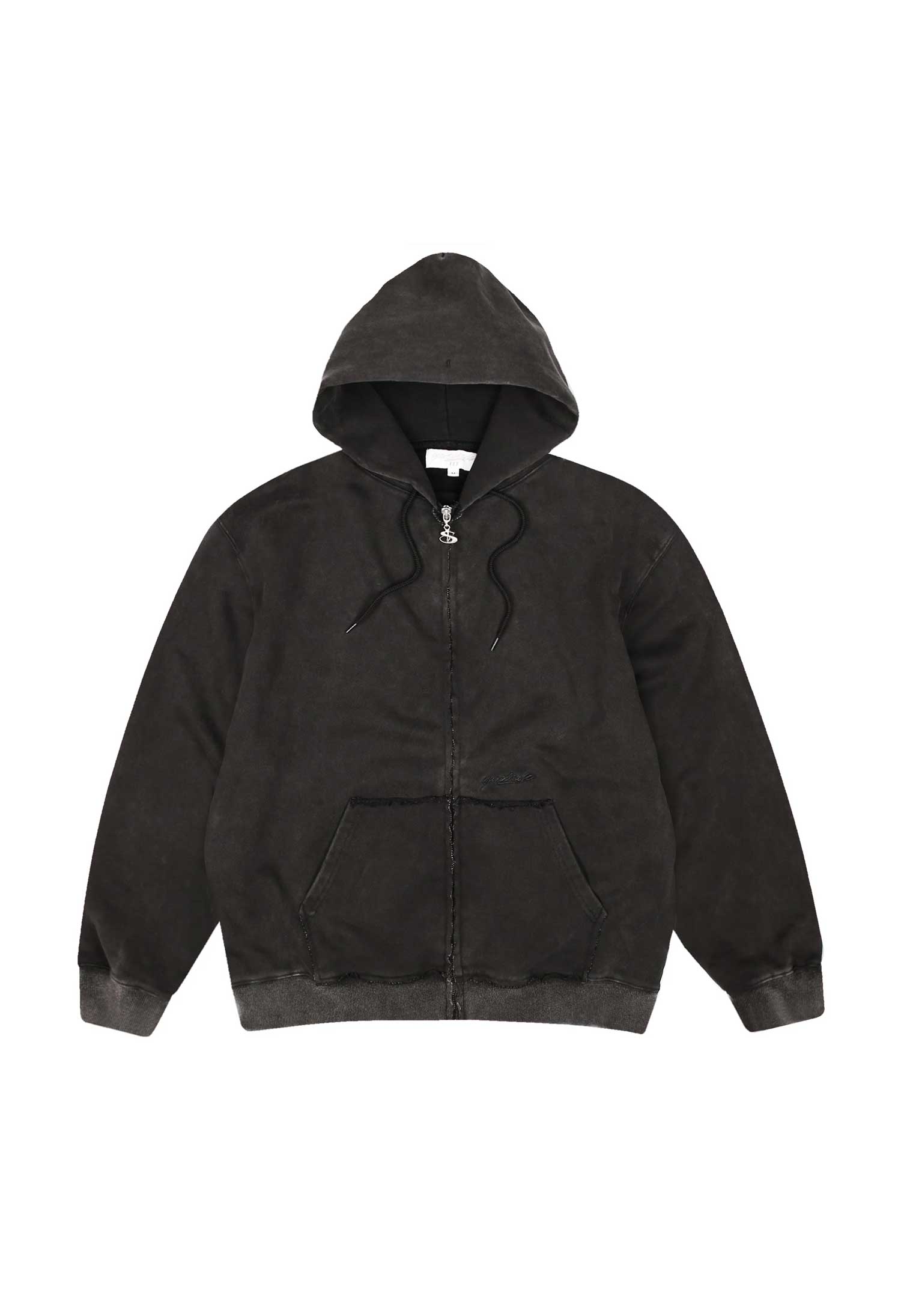 Yardsale 'Raw Edge' Zip Hood (Black)