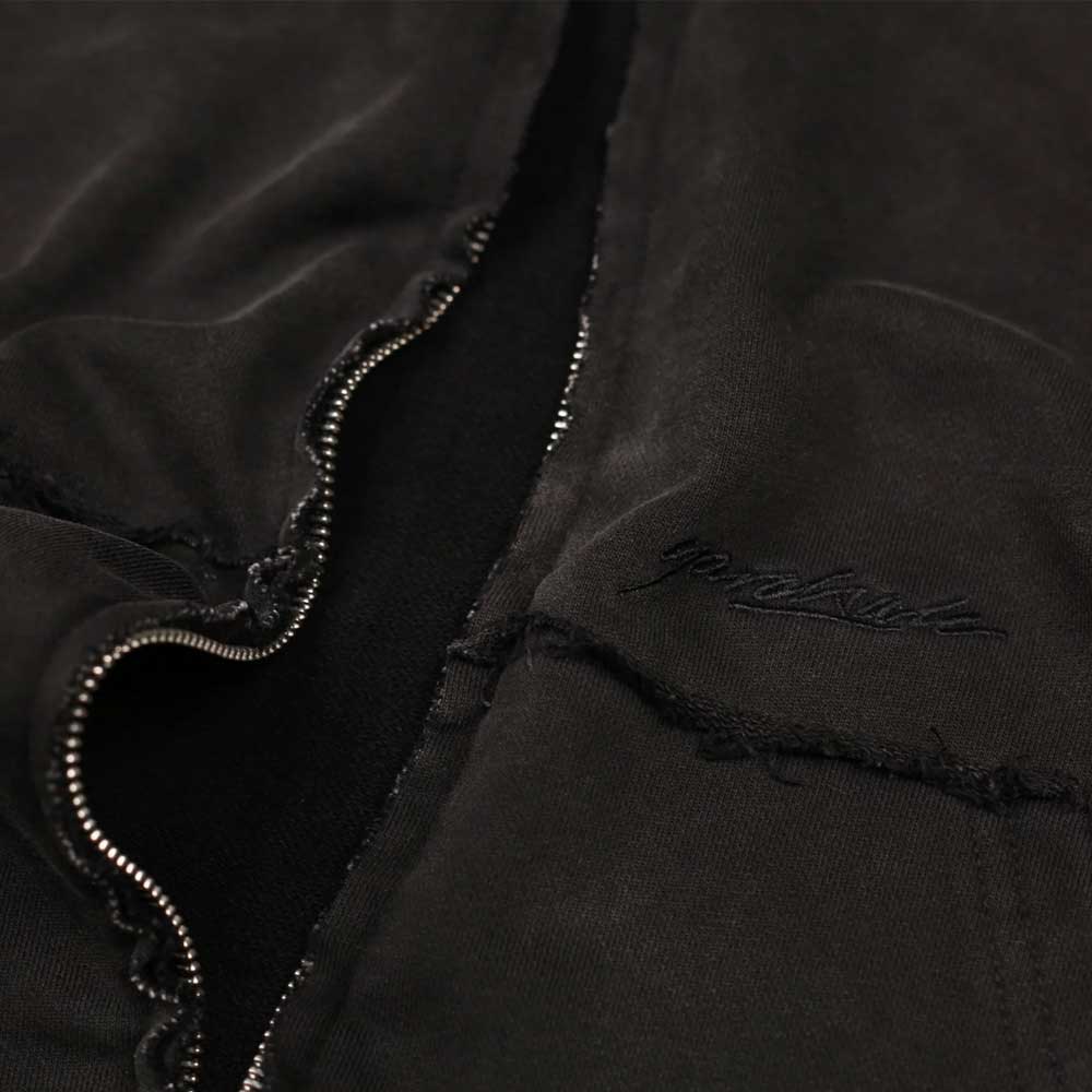 Yardsale 'Raw Edge' Zip Hood (Black)