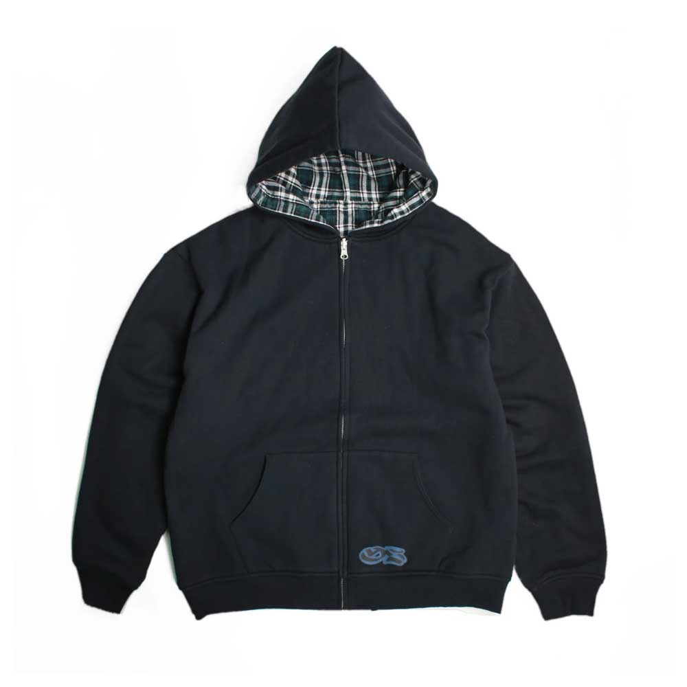 Yardsale Reversible Flannel Hood (Green / Black)