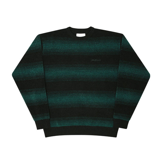 Yardsale 'Ripple Chenille' Crew (Green / Black)