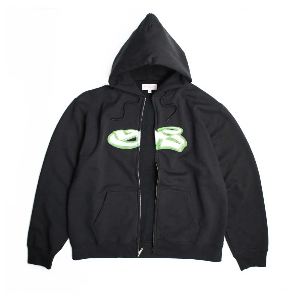 Yardsale 'YS Spray' Zip Hood (Black) | Cardiff Skateboard Club