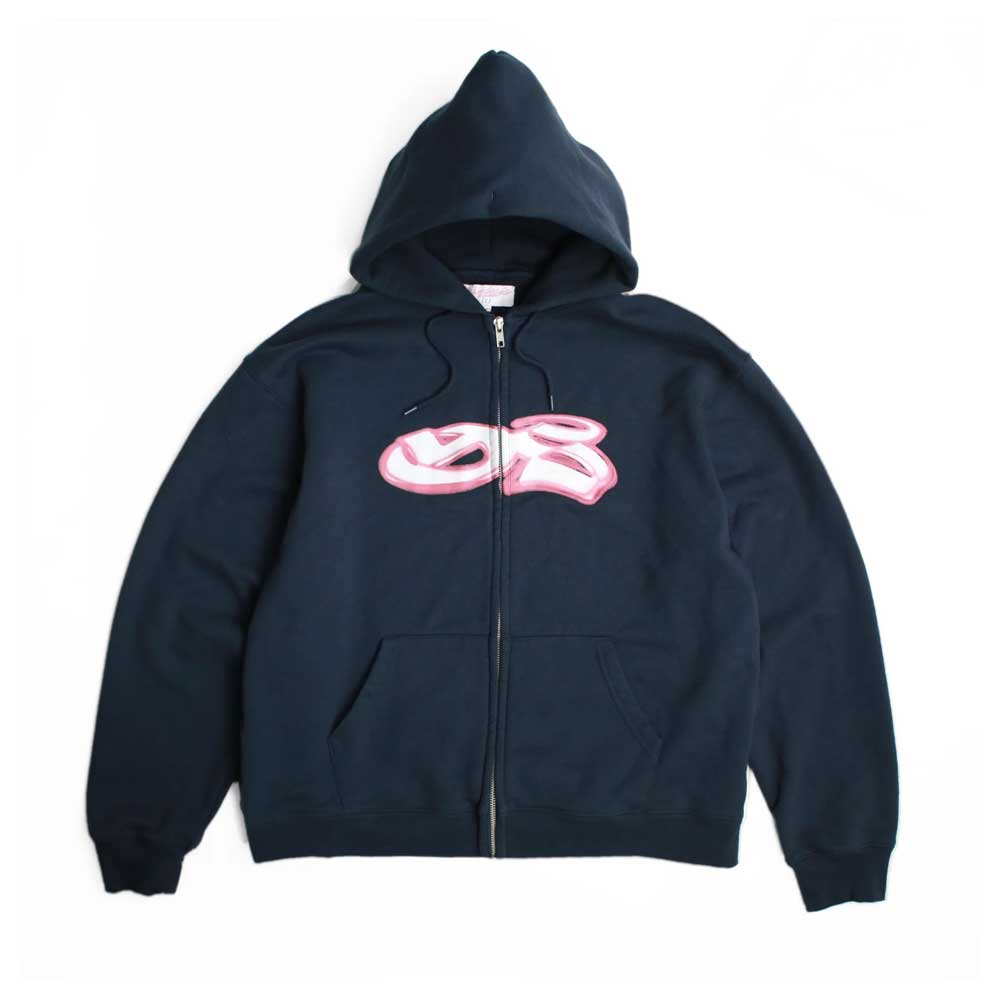 Yardsale 'YS Spray' Zip Hood (Navy) | Cardiff Skateboard Club
