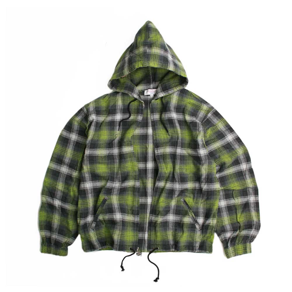 Yardsale 'Tartan' Zip Hood Jacket (Green)