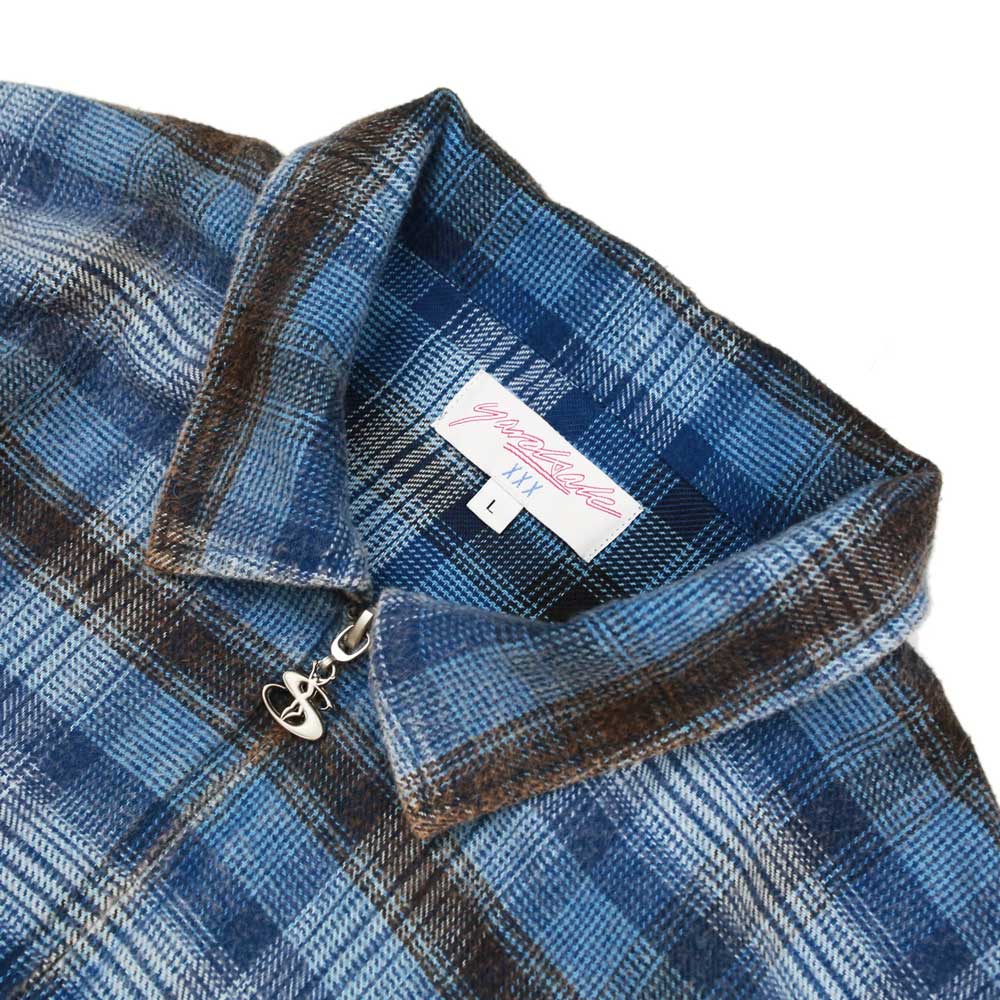 Yardsale 'Tartan' Full Zip Jacket (Blue) | Cardiff Skateboard Club