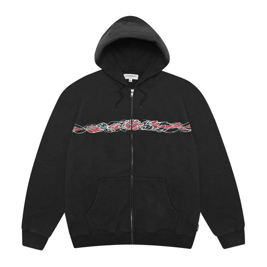 Yardsale 'Warped' Zip Hood (Black)