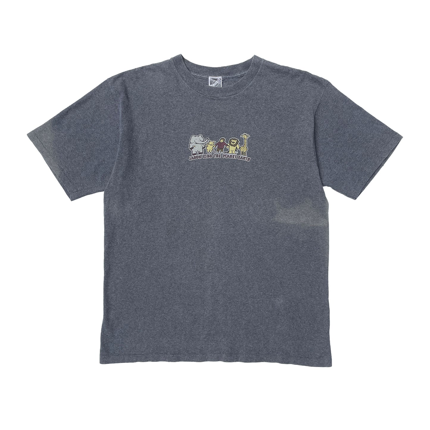 Planet Earth Jason King 'United' Single Stitched T-Shirt (Heather Grey) VINTAGE 90s