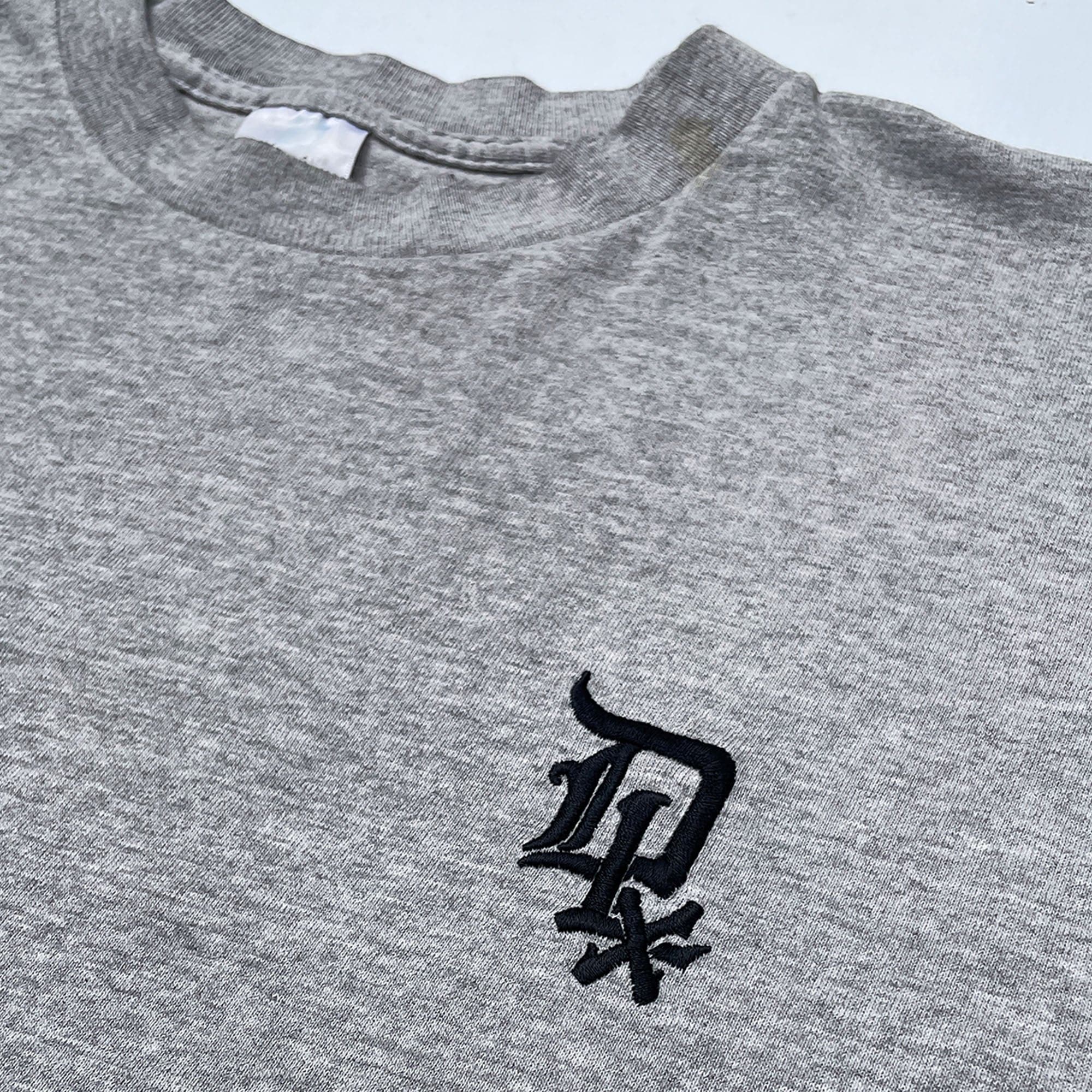 Deluxe DLX Grey Skate Single Stitched T-Shirt OG 90s
