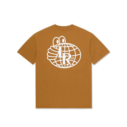 Last Resort 'Atlas Monogram' T-Shirt (Golden Brown / White)