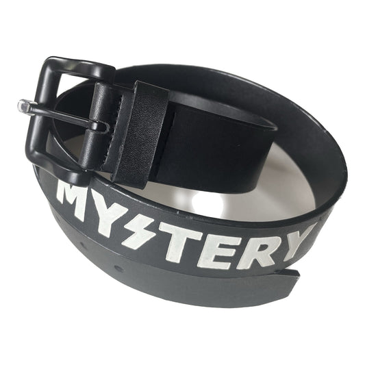 Mystery leather style belt (Black) NOS 00s
