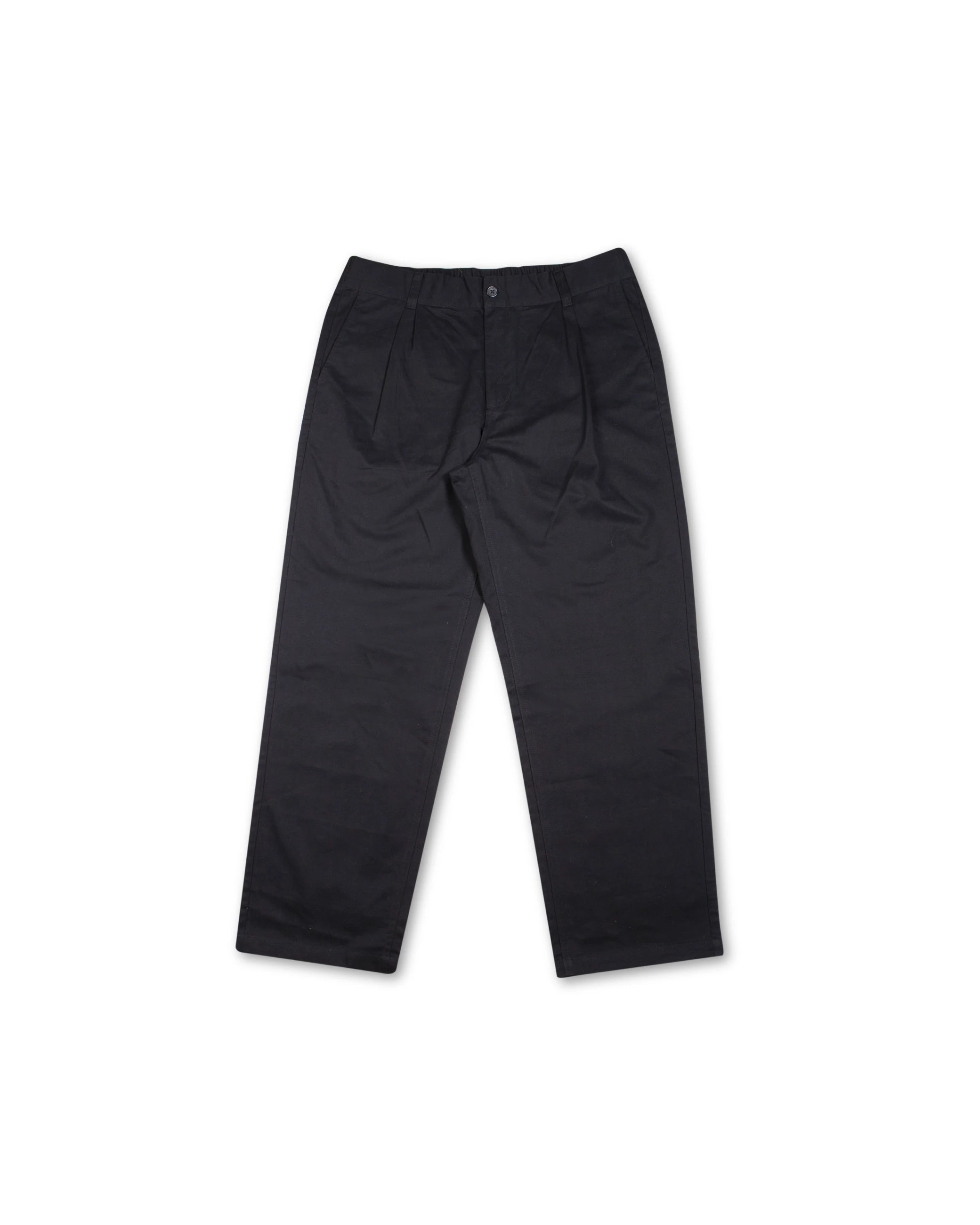 Sour Solution Baggy Chinos Black Front