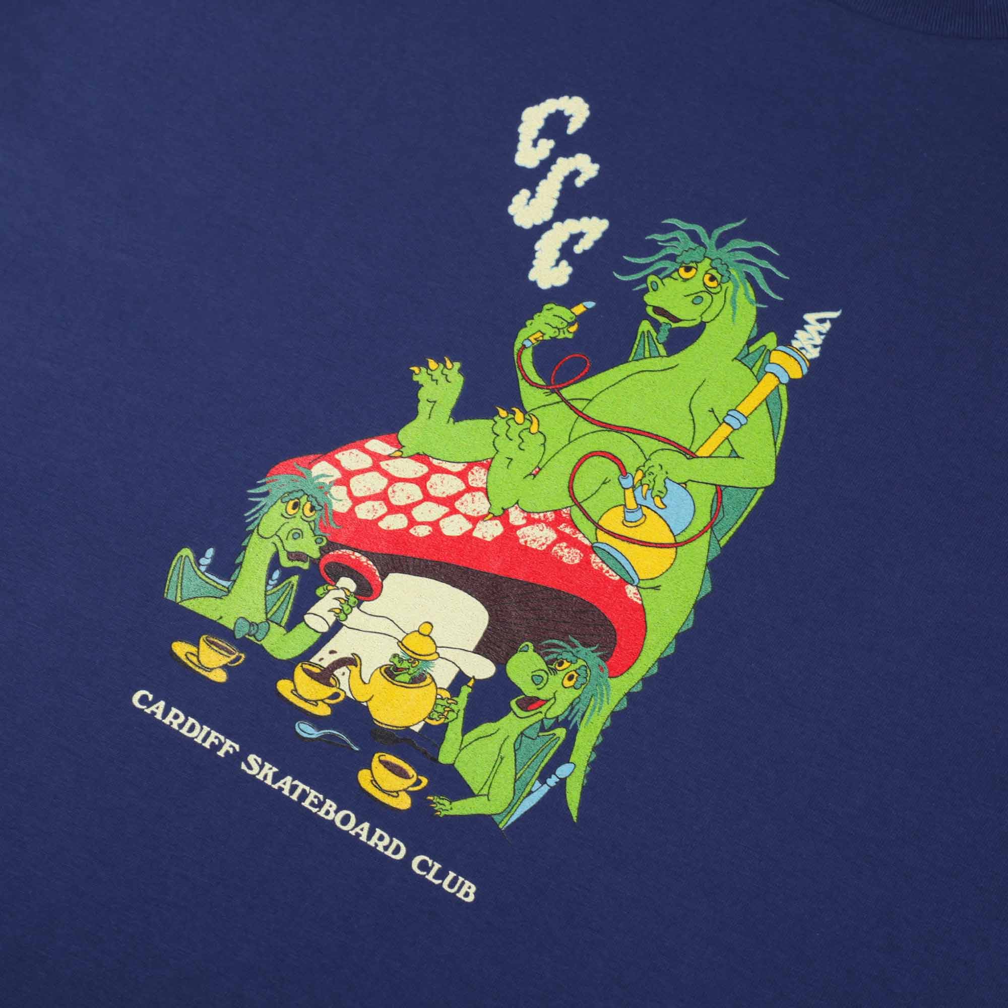 CSC 'Shrooms' T-Shirt (Cobalt)