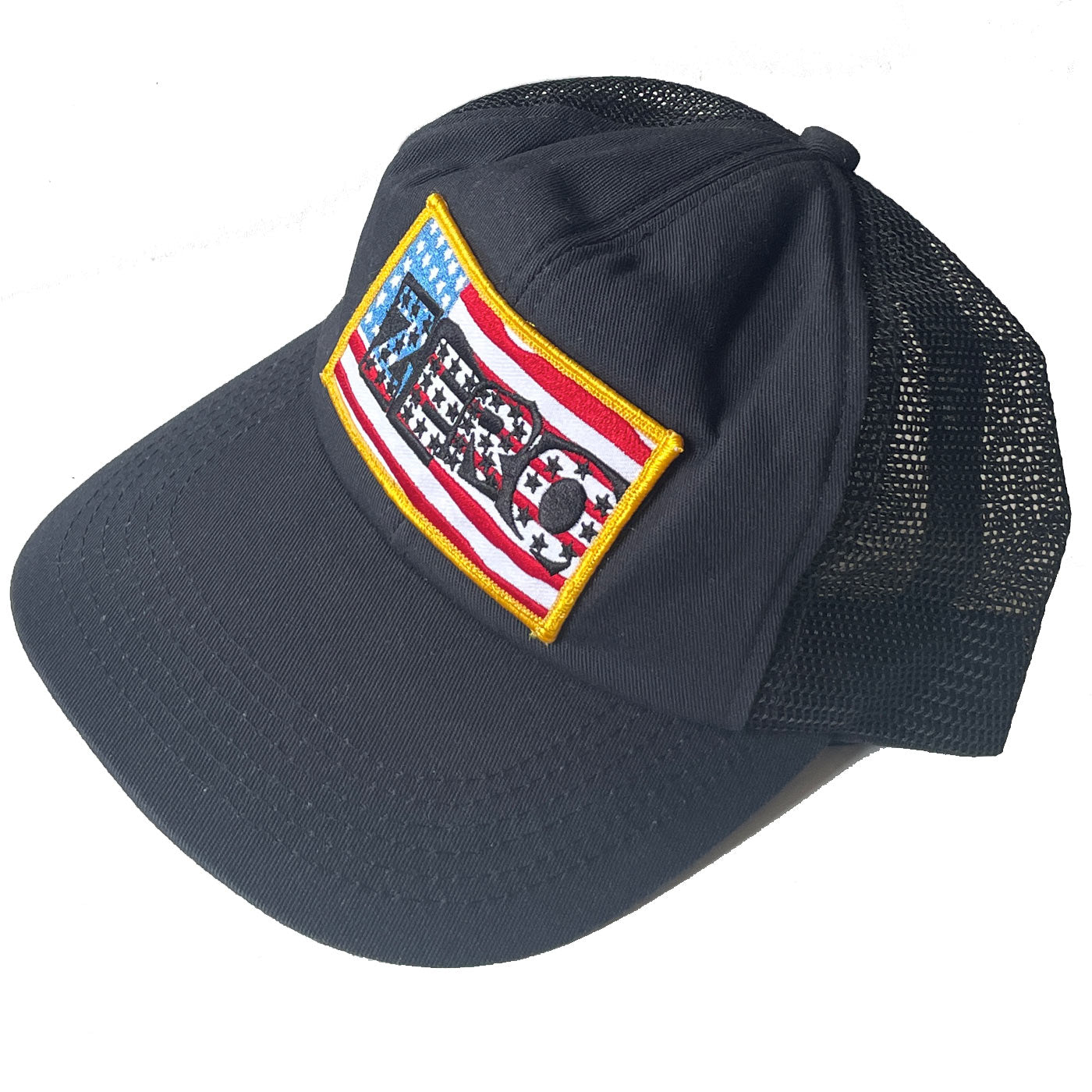 Zero 'American Punk' Trucker Hat (Black) NOS 00s