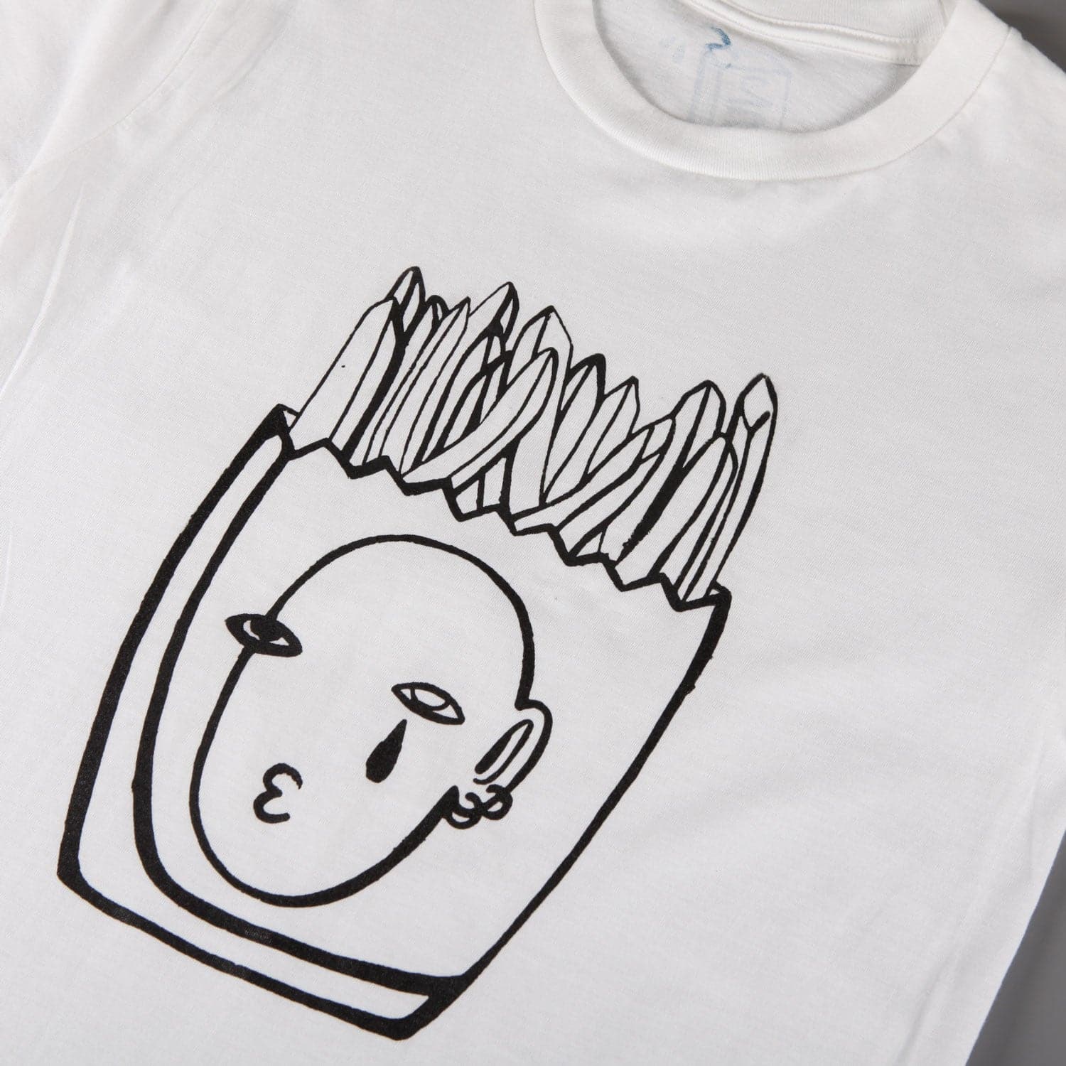 2SOFTiez 'Fries Man' T-Shirt (White)