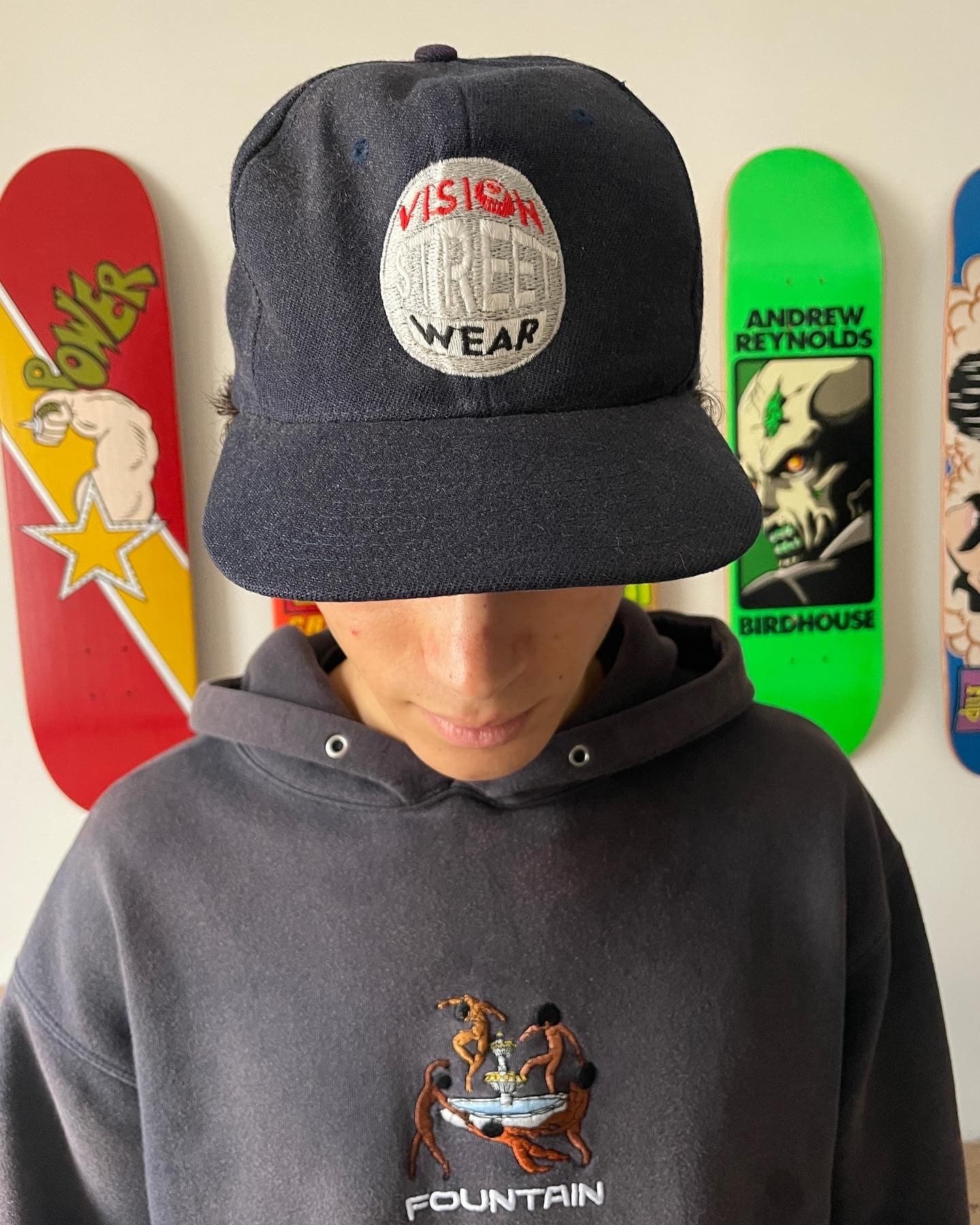 Vision Streetwear VSW vintage snapback cap 90s