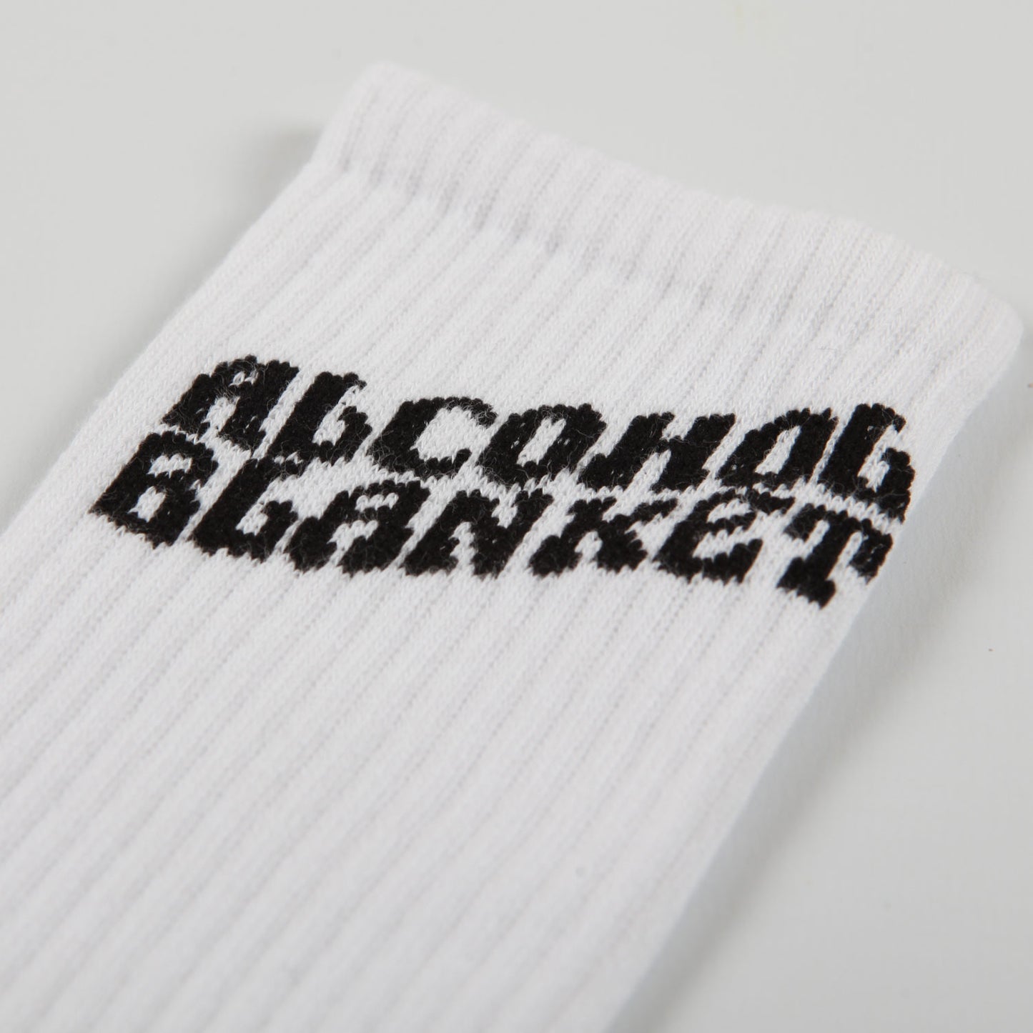 Alcohol Blanket 'Logo' Socks (White)
