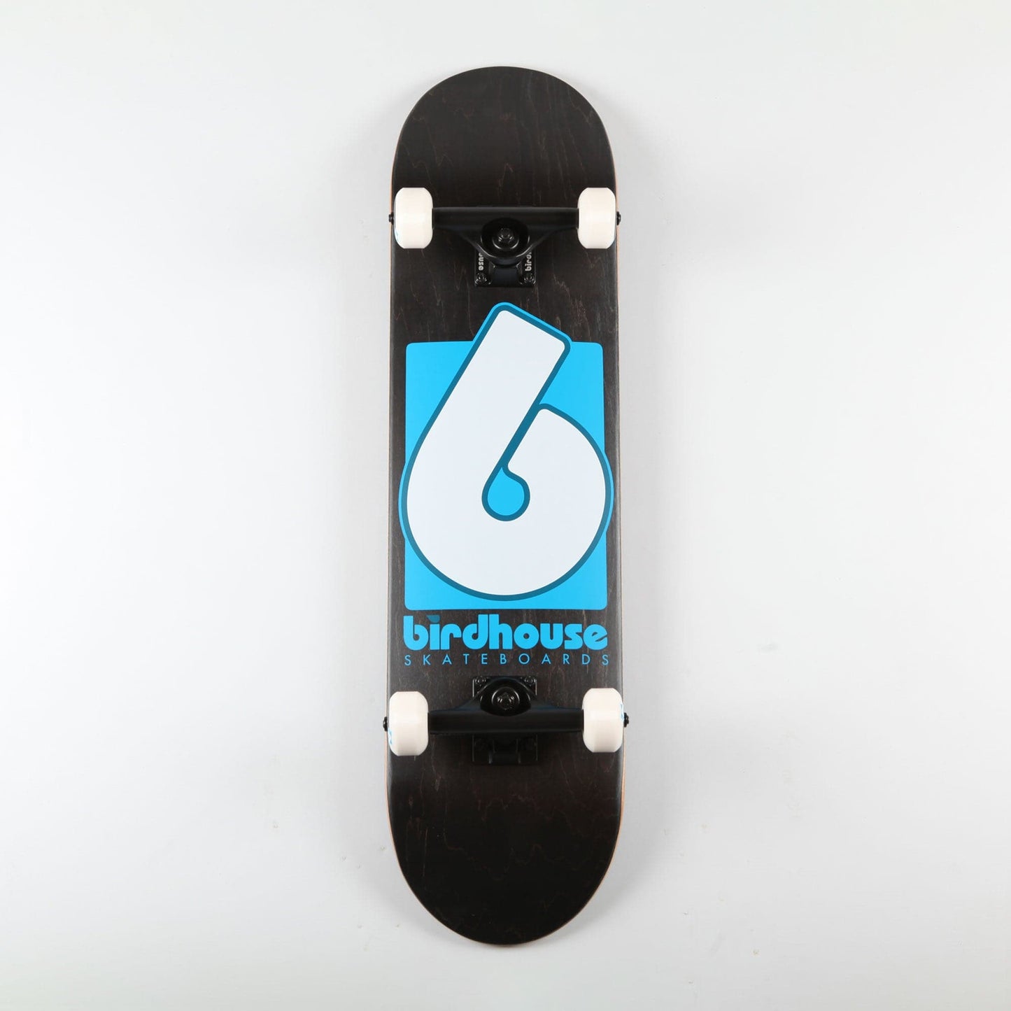 Birdhouse 'B Logo' 8" Complete Skateboard (Black / Blue)