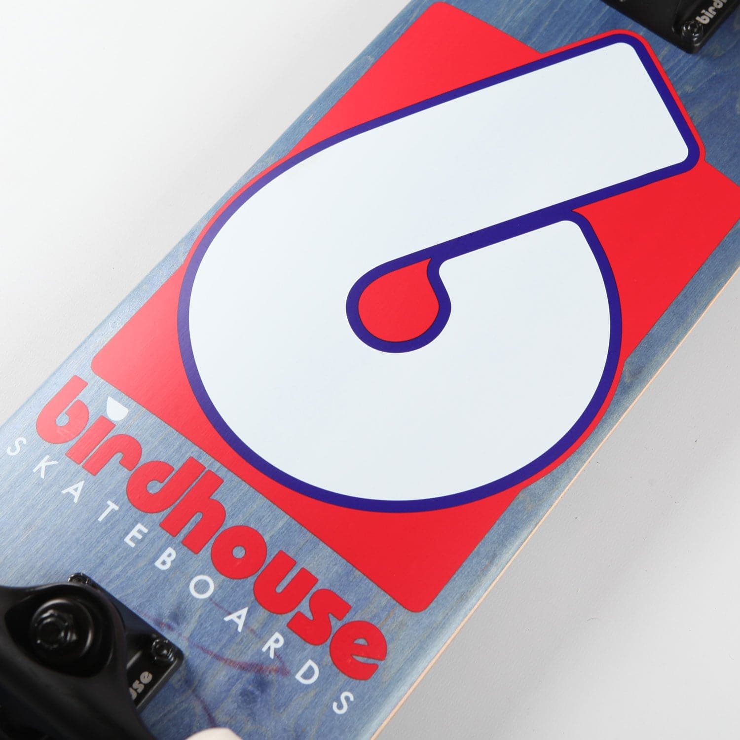 Birdhouse 'B Logo' 7.75" Complete Skateboard (Navy / Red)