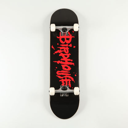 Birdhouse 'Blood Logo' 8" Complete Skateboard (Black / Red)