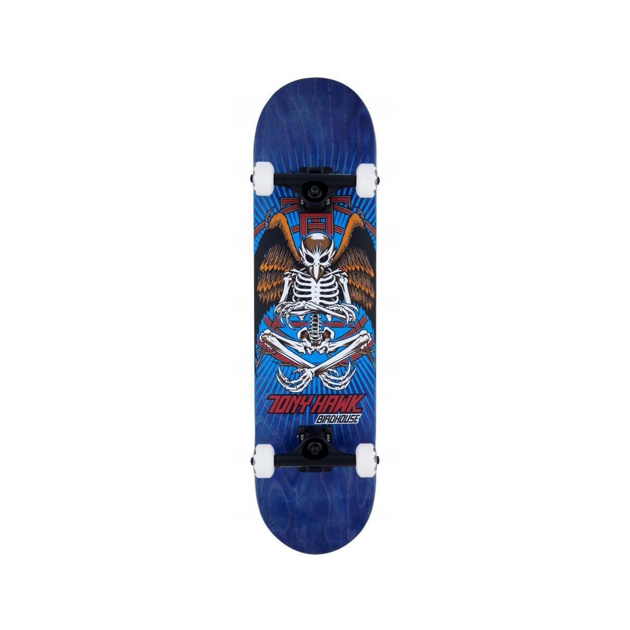 Birdhouse 'Hawk Birdman' 8" Complete Skateboard (Blue)