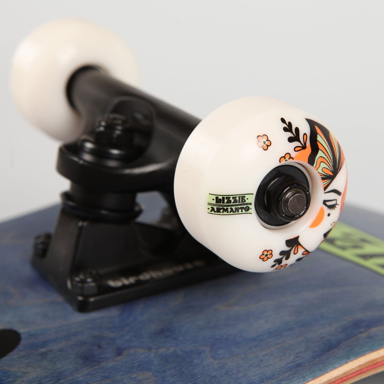 Birdhouse 'Lizzie Armanto Butterfly' 8" Complete Skateboard (Blue)