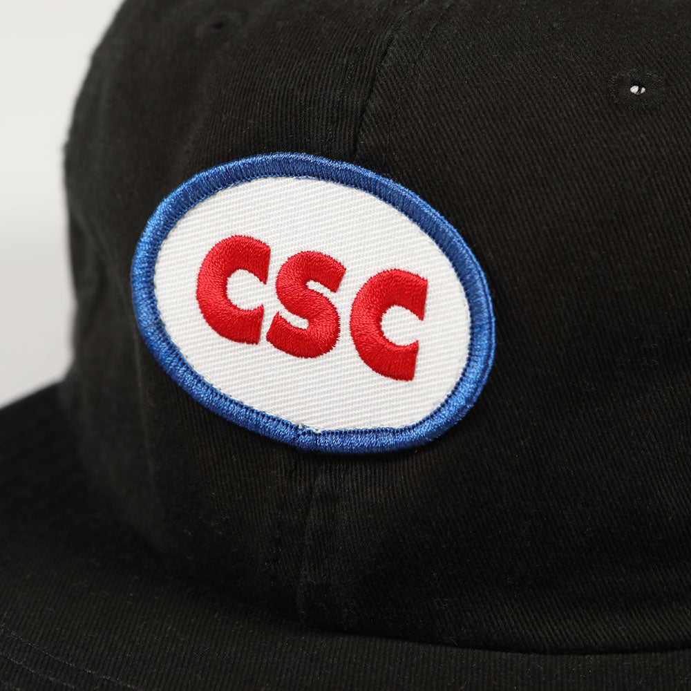 CSC 'Moto' 6 Panel Strapback Cap (Black)