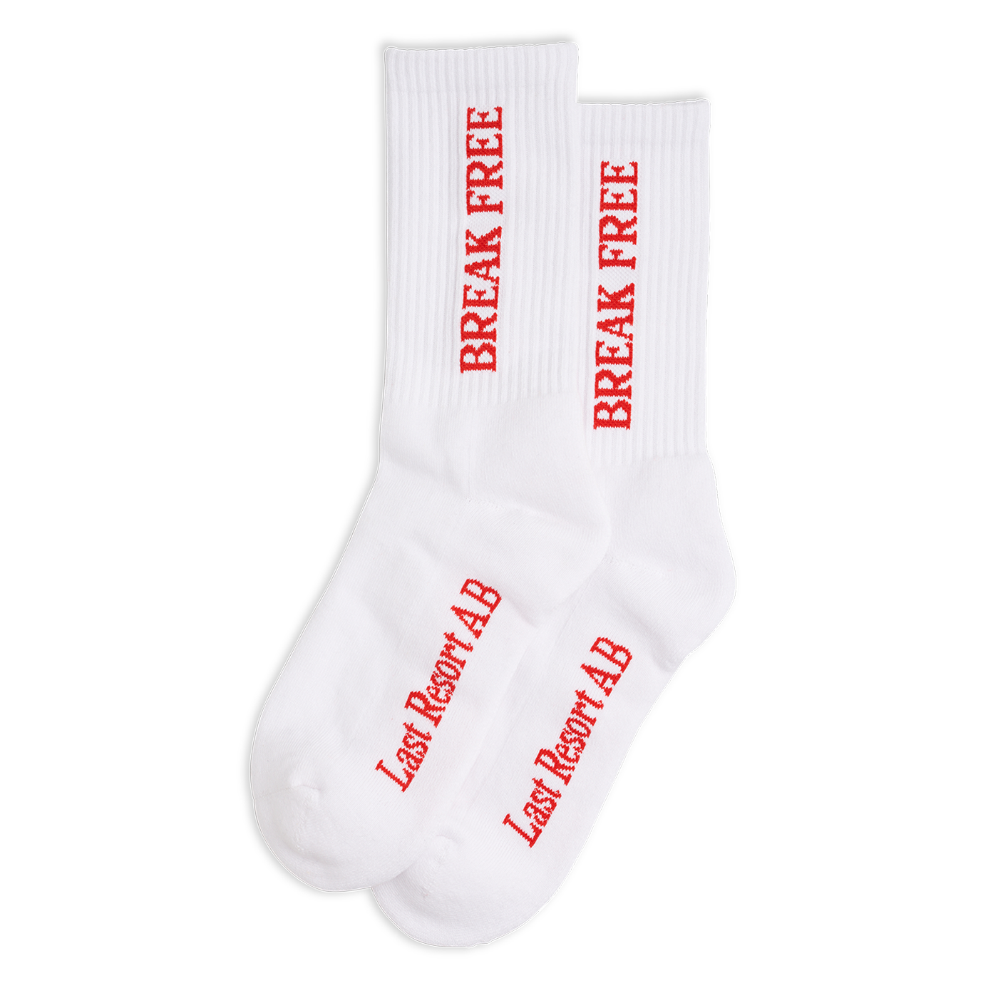 Last Resort 'Break Free' Socks (White)