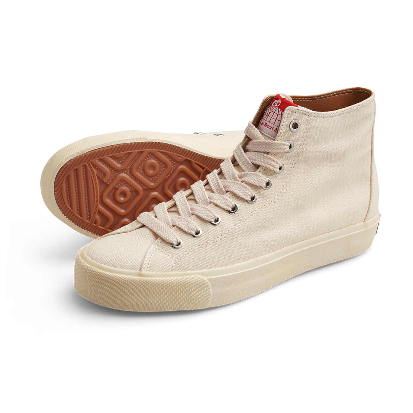 Last Resort 'VM003 Canvas Hi' Skate Shoes (White / White)