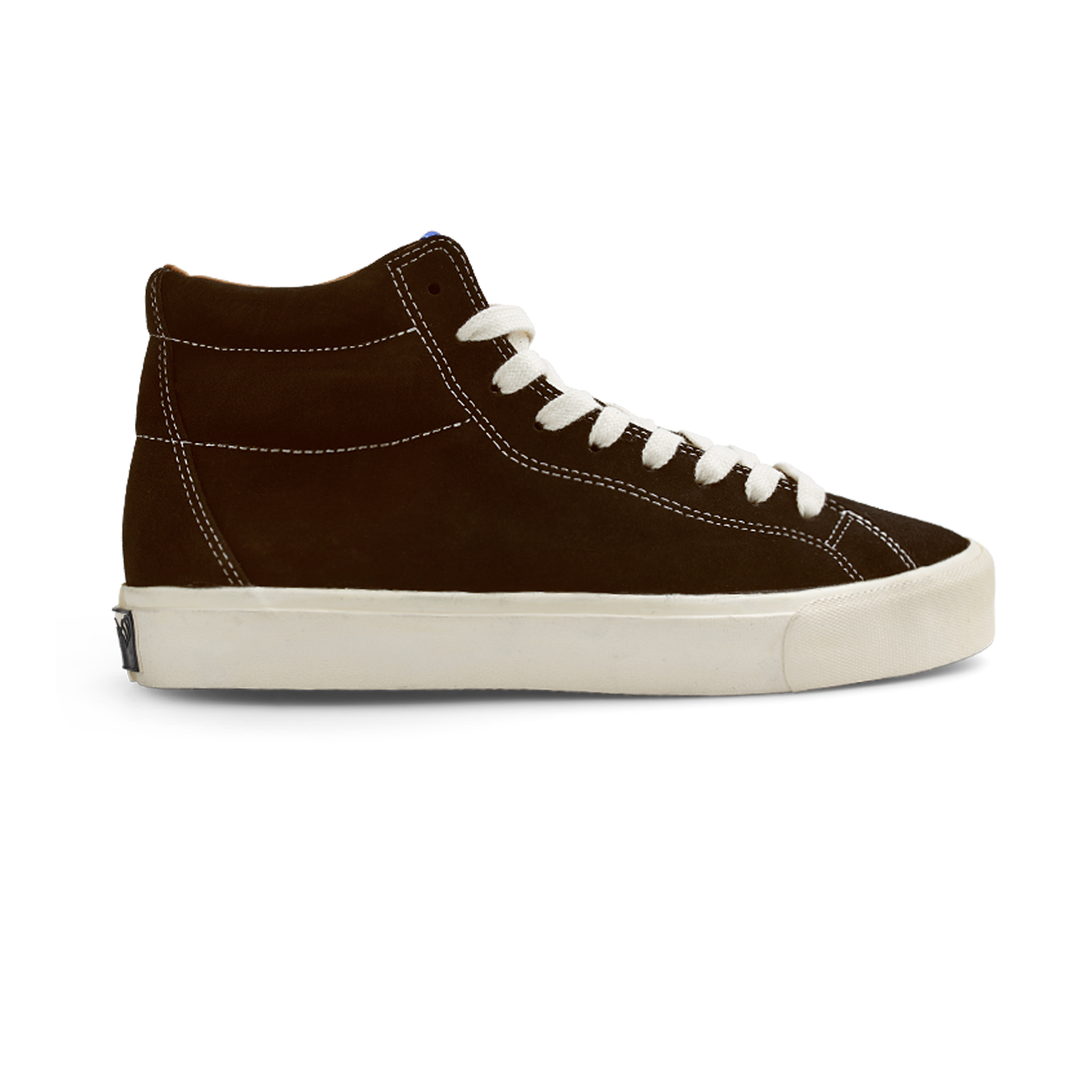 Last Resort 'VM003 Suede Hi' Skate Shoes (Chocolate Brown / White)