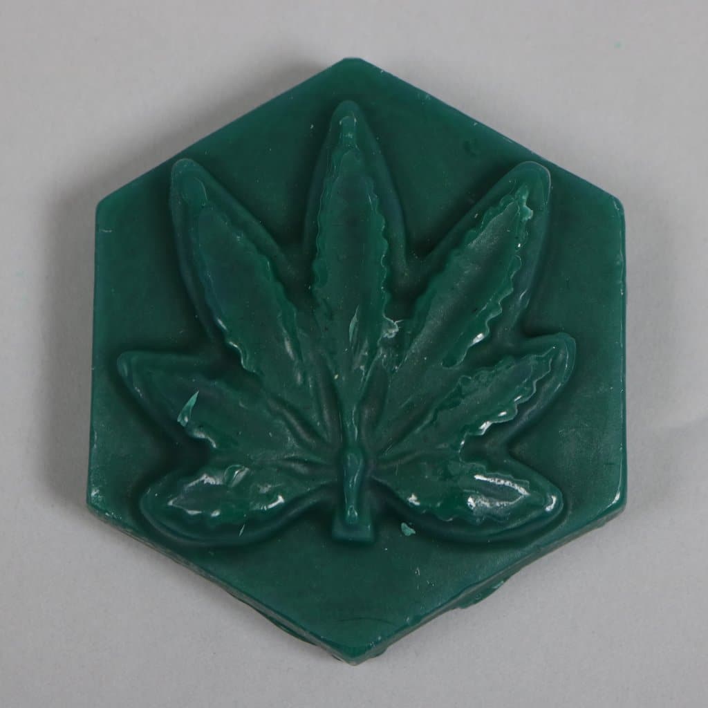 Ganj Wax 'Blueberry Scent' Large Wax (Dark Green)