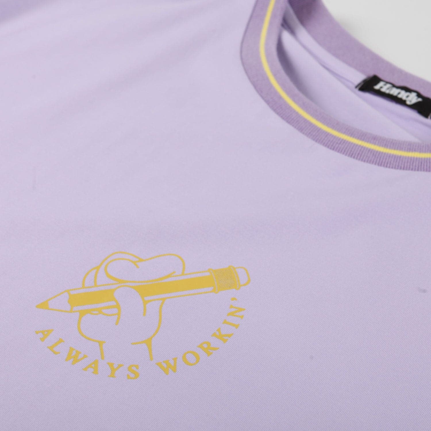 Handy 'Always Working' T-Shirt (Lavender)