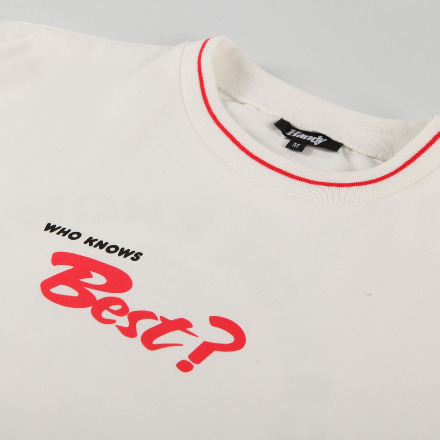 Handy X Craigie 'Who Knows Best' T-Shirt (White)