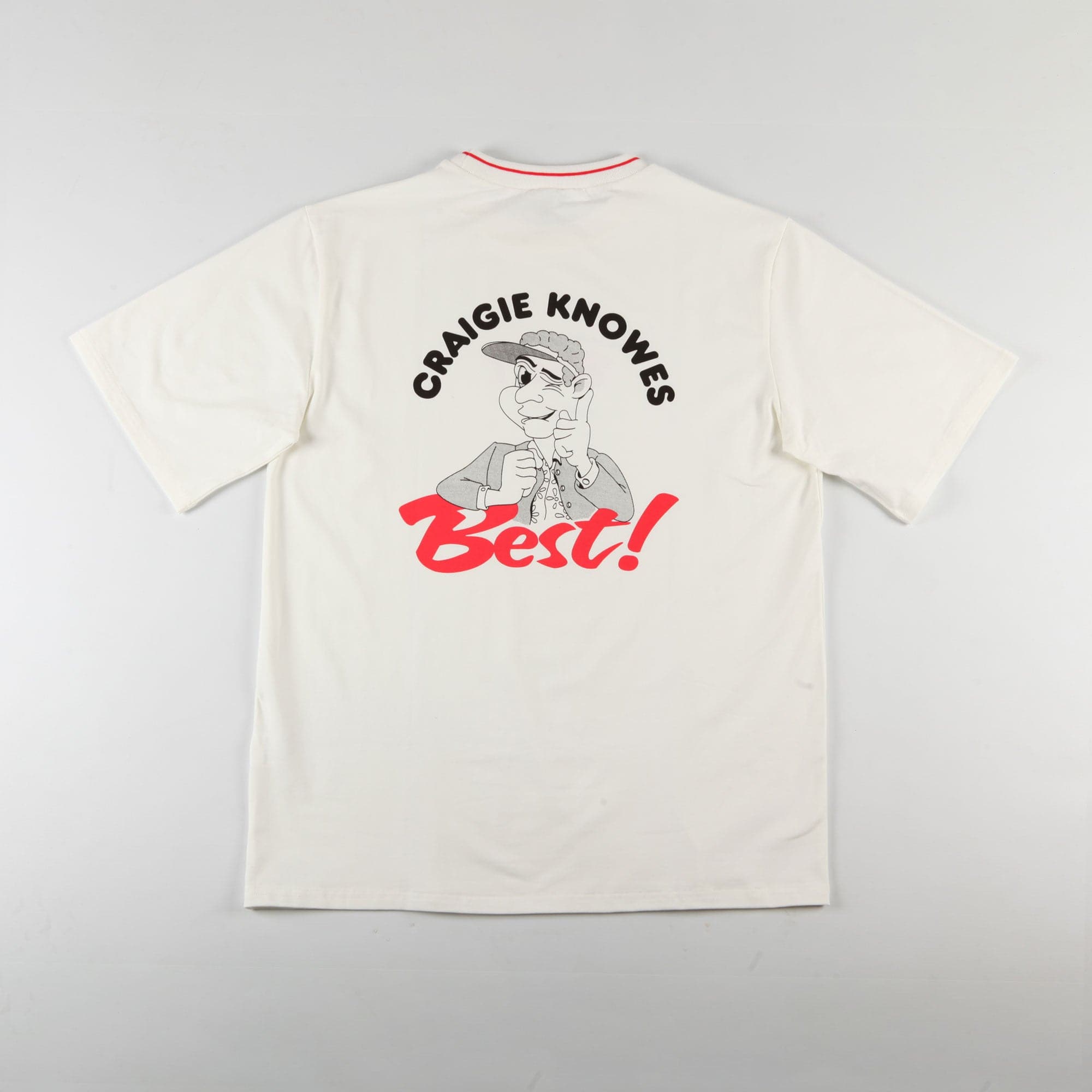 Handy X Craigie 'Who Knows Best' T-Shirt (White)