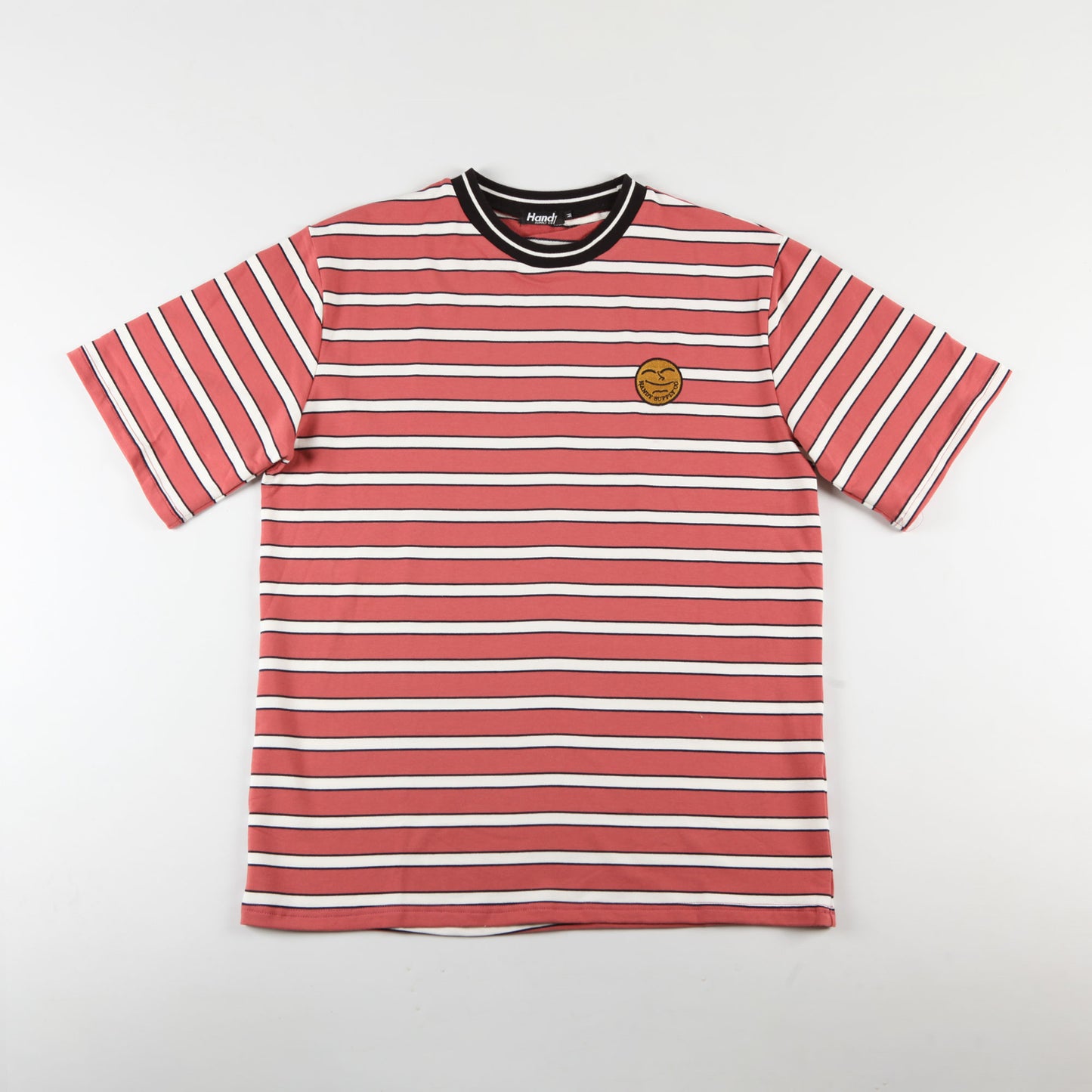 Handy 'Heavyweight Stripe' T-Shirt (Vintage Red)