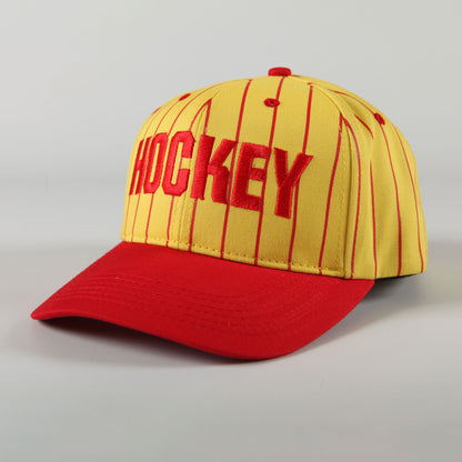 Hockey 'Striped' 6-Panel Cap (Yellow / Red)