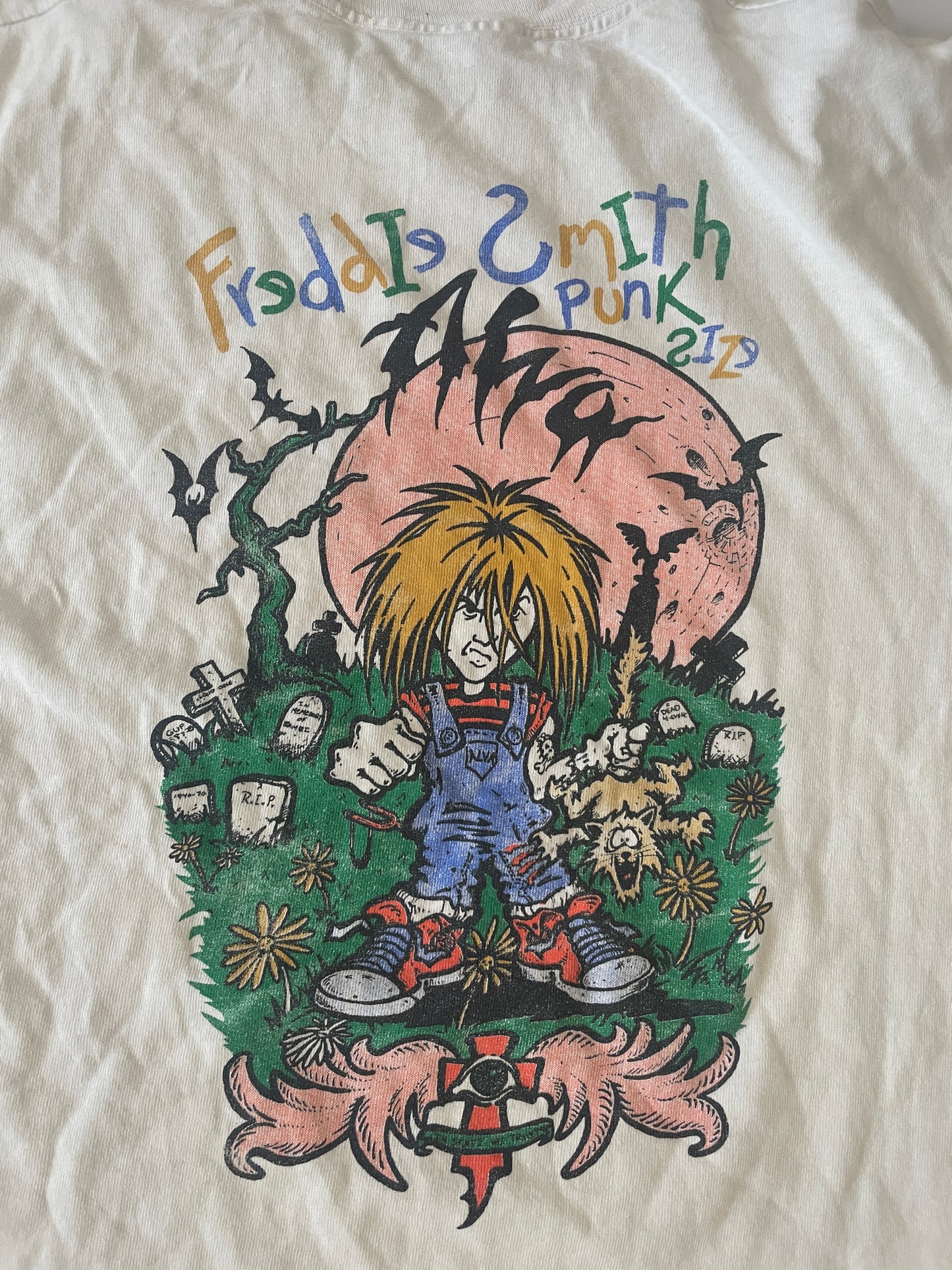 Alva Fred Smith 'Punk Size' T-Shirt VINTAGE 80s
