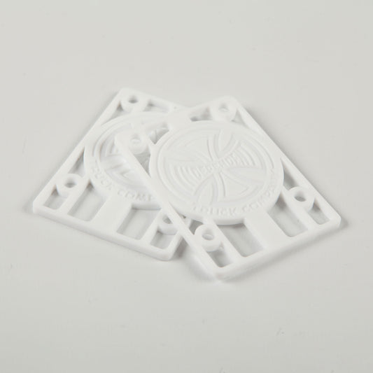 Independent 1/8" Riser Pads (White)